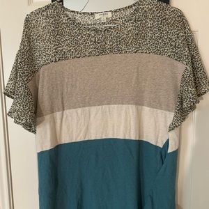 Color block dress / shirt